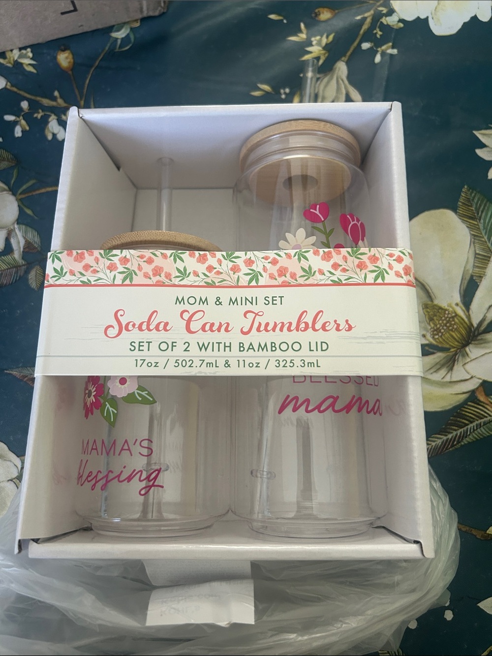 Mom plastic tumblers